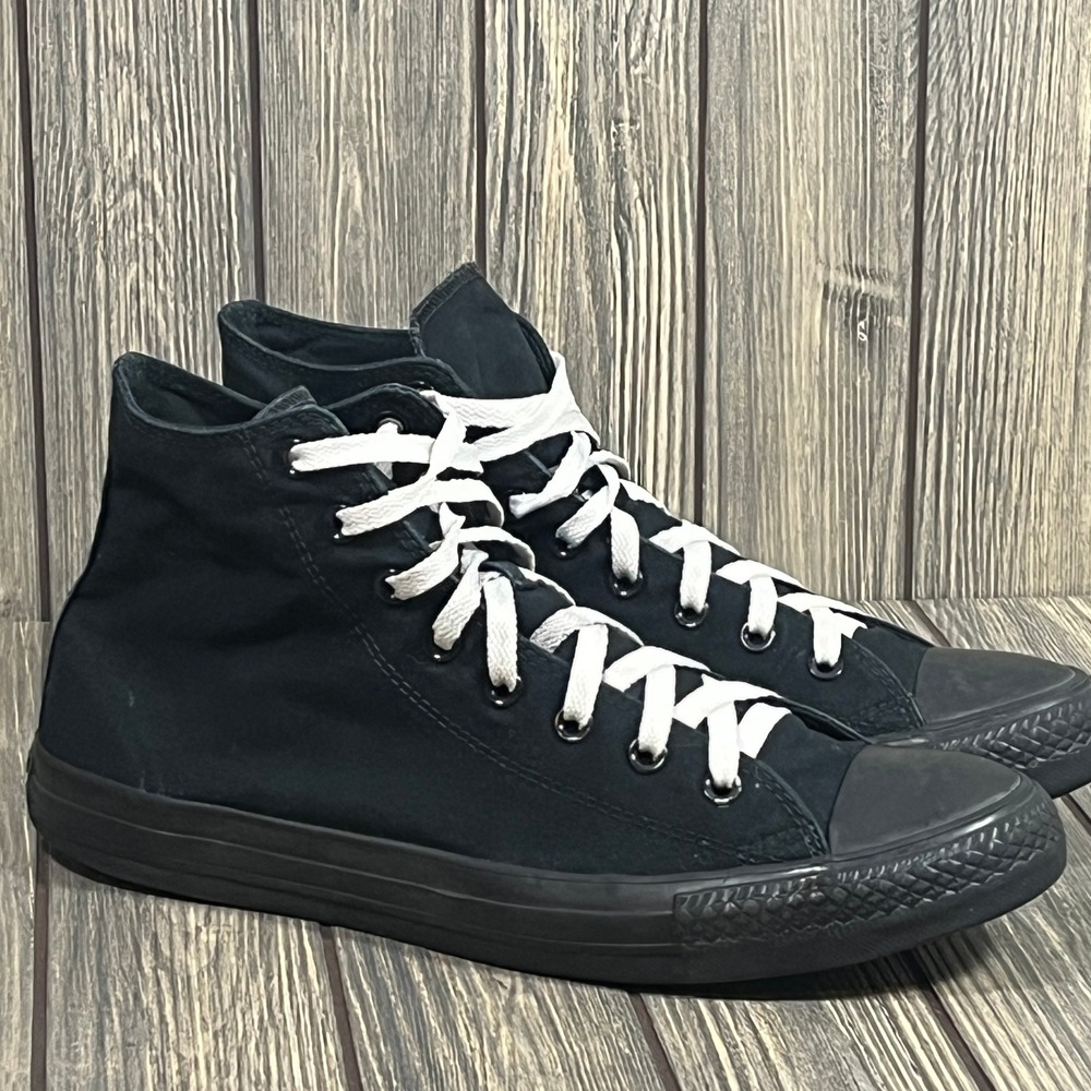 Converse Chuck Taylor All Star‎ High Top Men 12 Black Monochrome Sneakers M3310